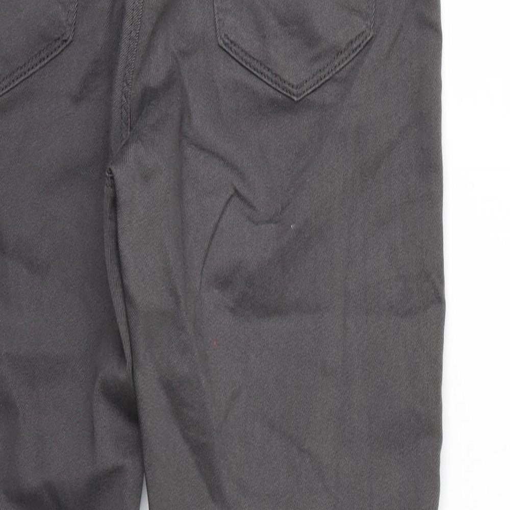 Marks and Spencer Womens Grey   Straight Jeans Size 10 L25 in