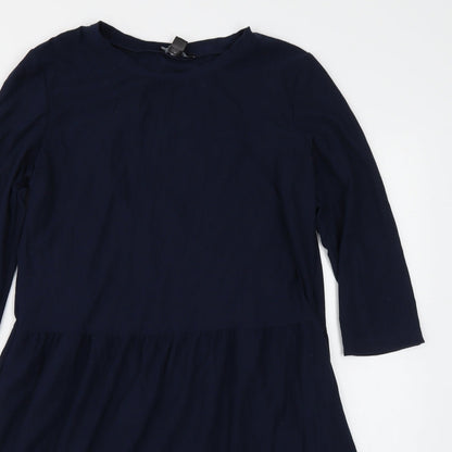 Preloved ESMARA Womens Blue  Rayon A-Line  Size 8 - Detail