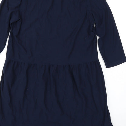 Preloved ESMARA Womens Blue  Rayon A-Line  Size 8 - Label