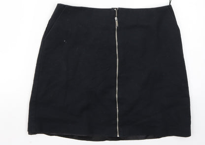 Preloved Oasis Womens Blue   A-Line Skirt Size 12 - Front