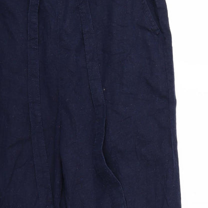 Preloved Bonmarché Womens Blue   Trousers  Size 14 L26 in - Detail