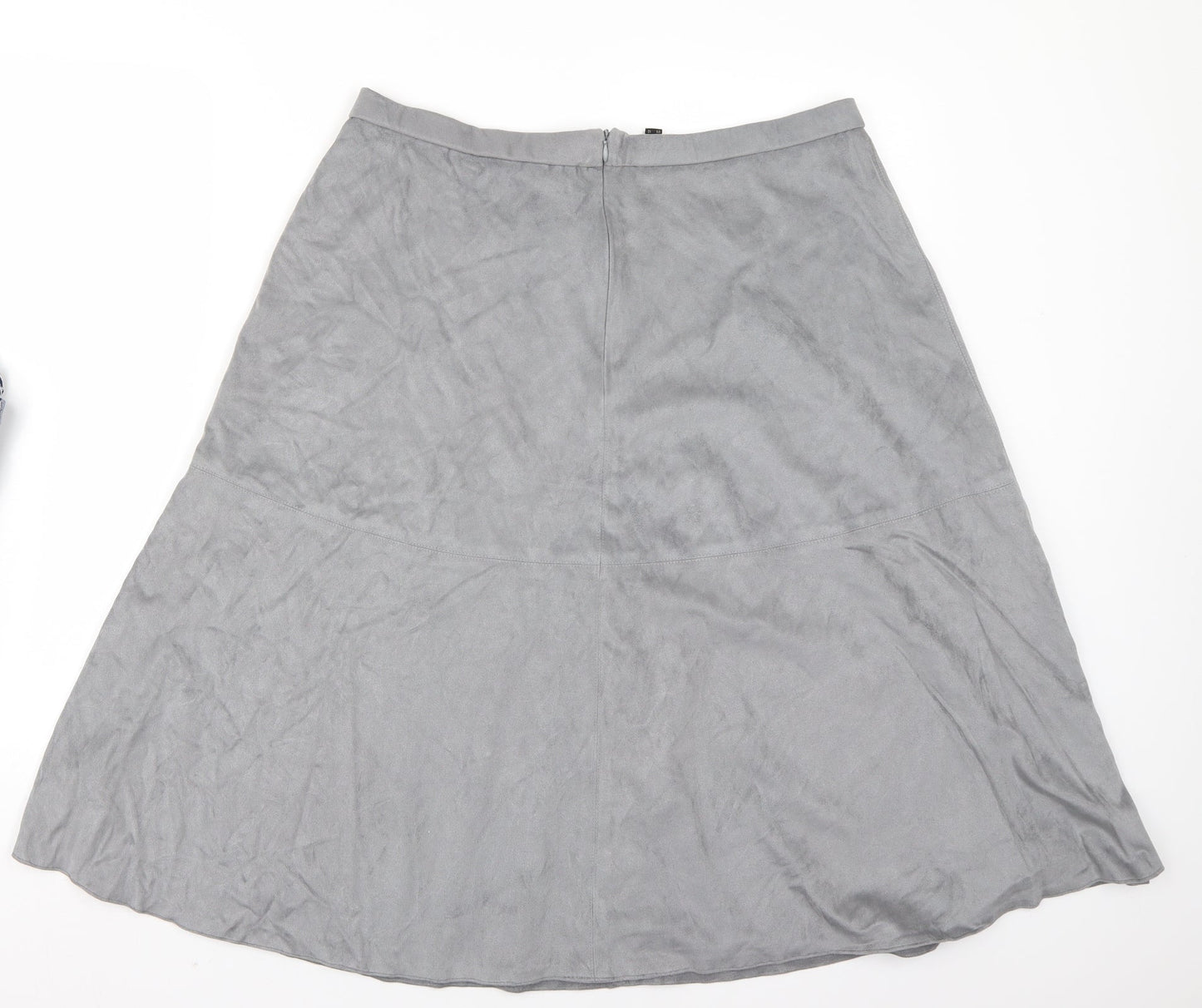 Pomodoro Womens Grey   A-Line Skirt Size 16