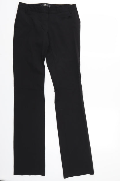 Preloved Daniele Alessandrini Womens Black   Trousers  Size 40 L33 in - Front