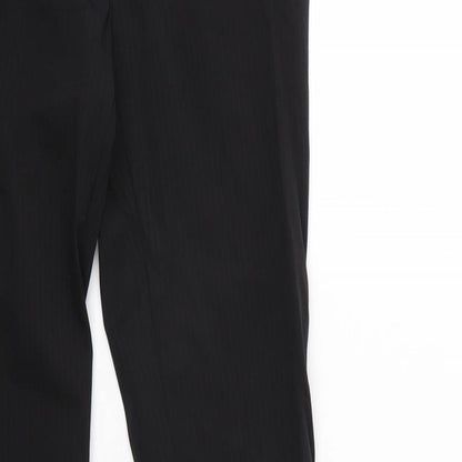 Preloved Daniele Alessandrini Womens Black   Trousers  Size 40 L33 in - Detail