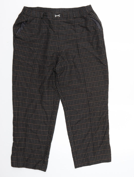 Marks and Spencer Womens Grey   Trousers  Size 14 L23 in