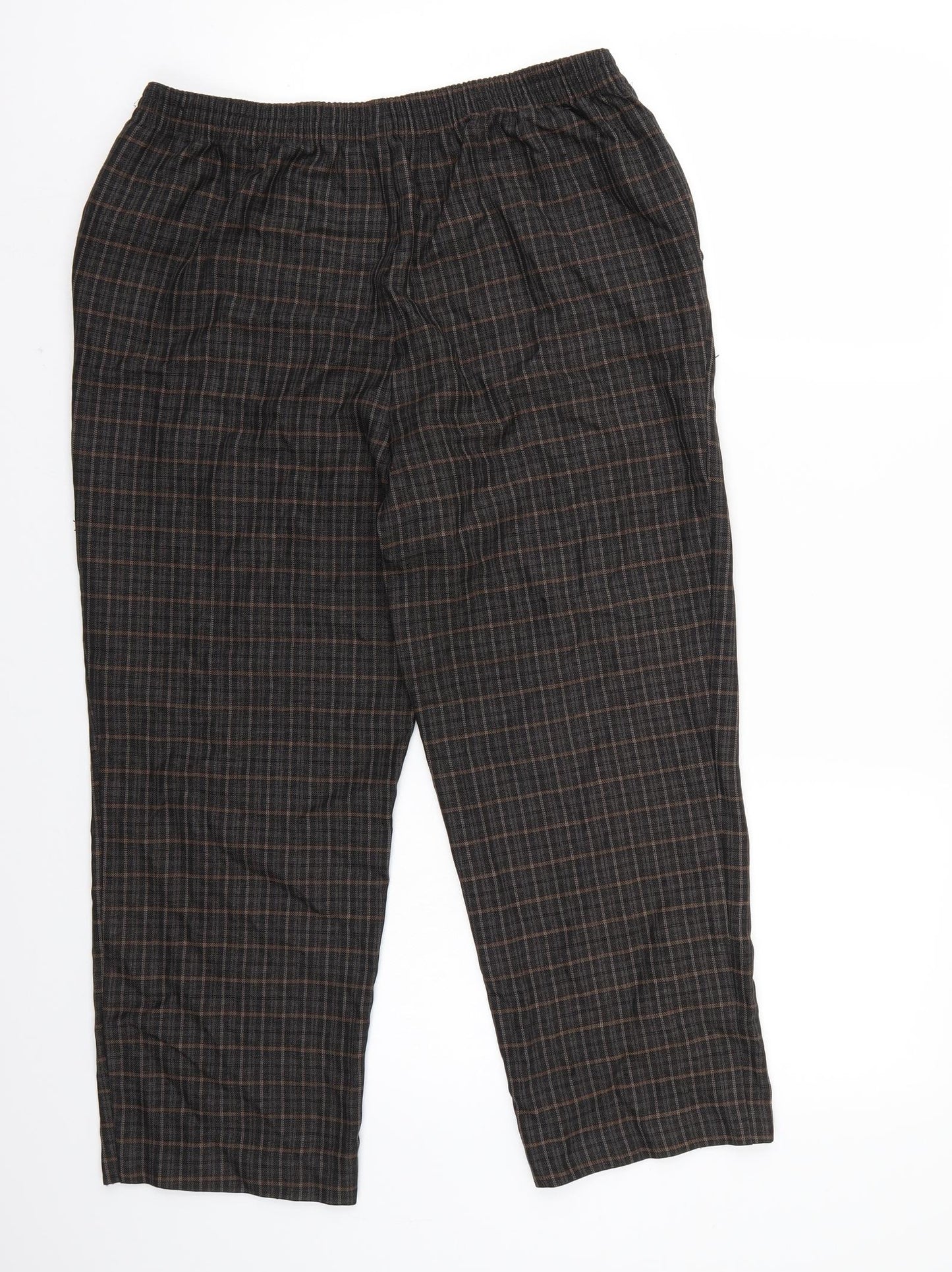 Marks and Spencer Womens Grey   Trousers  Size 14 L23 in