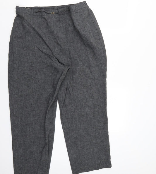 BHS Womens Grey   Trousers  Size 16 L26 in