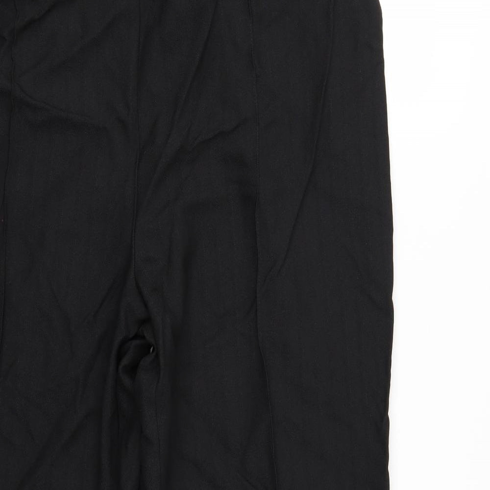 Marks and Spencer Womens Black   Trousers  Size 18 L26 in