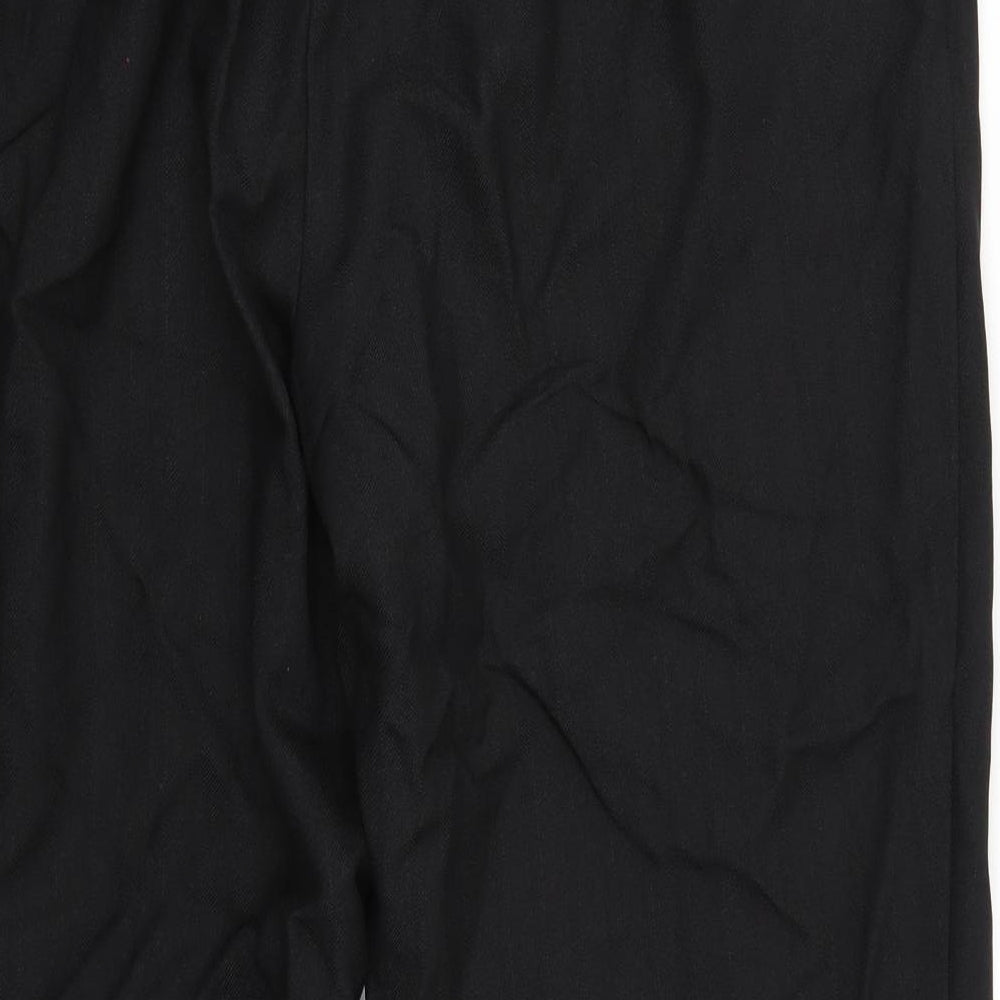 Marks and Spencer Womens Black   Trousers  Size 18 L26 in