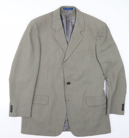 Preloved r i collection Mens Grey   Jacket Suit Jacket Size 42 - Front