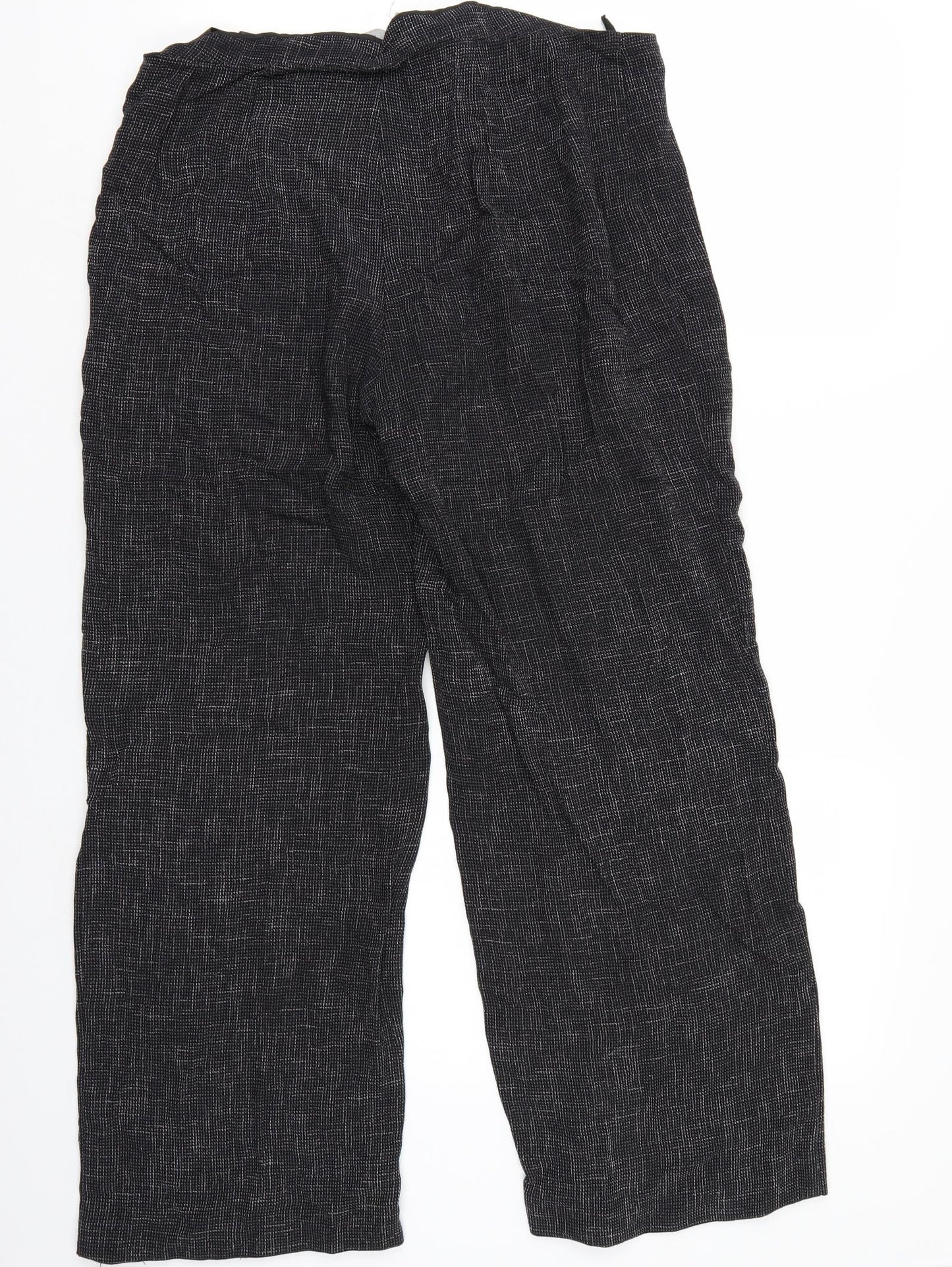Marks and Spencer Womens Black   Trousers  Size 14 L27 in