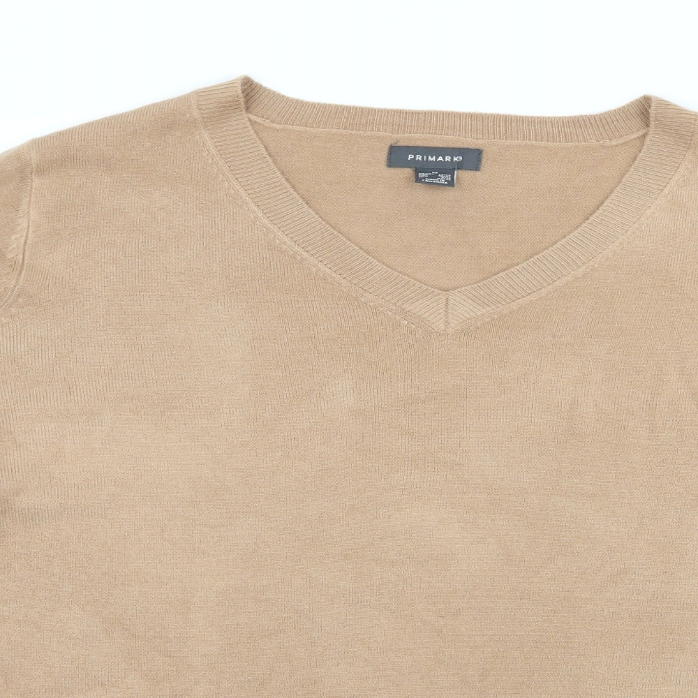 Primark Womens Brown  Knit Pullover Jumper Size 12