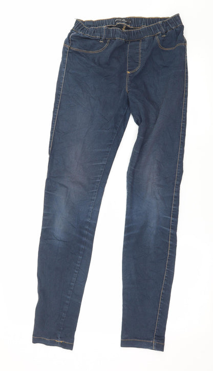 Preloved House Basic Womens Blue  Denim Jegging Jeans Size S L30 in - Front