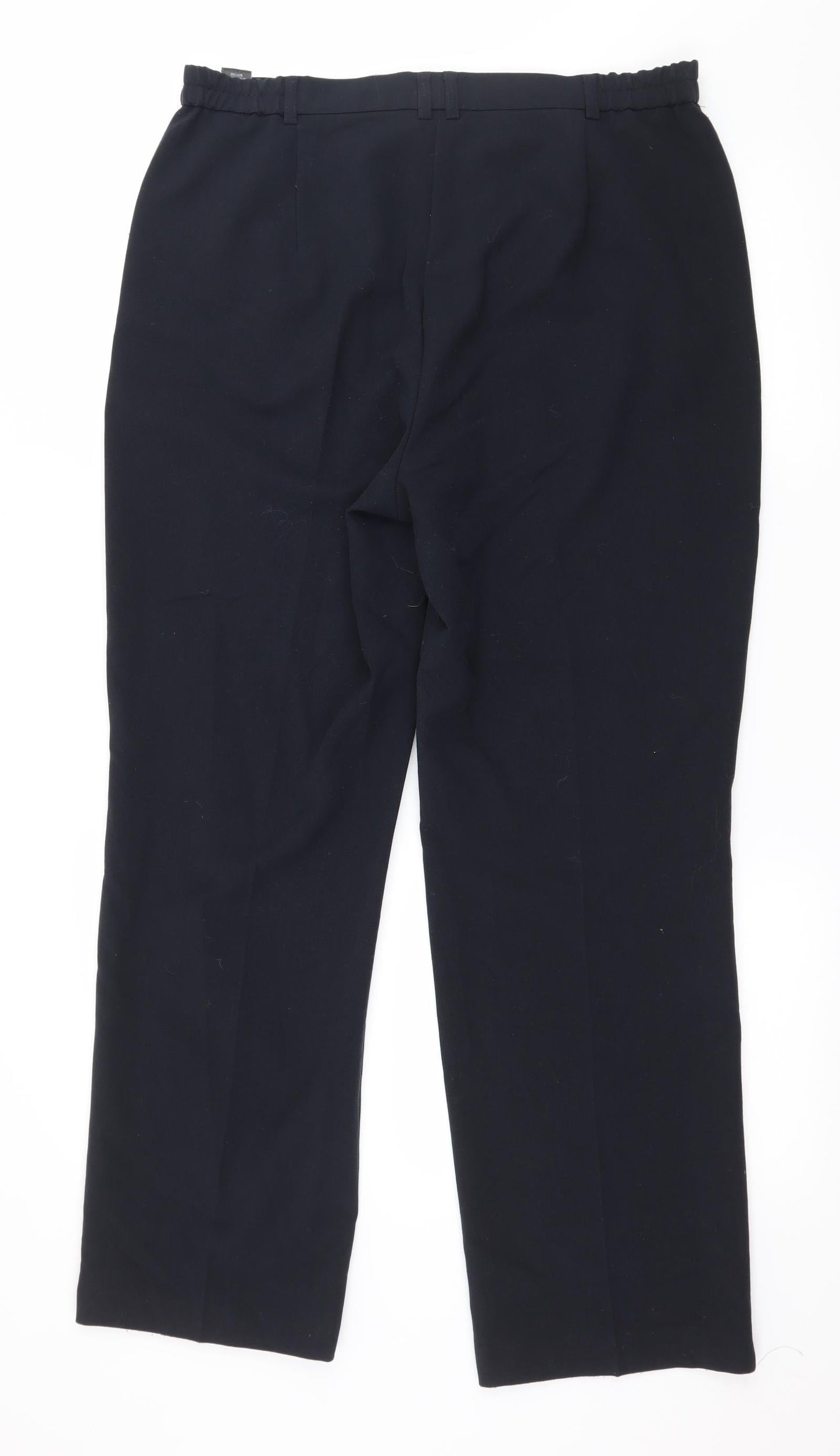 Marks and Spencer Womens Blue   Trousers  Size 14 L29 in