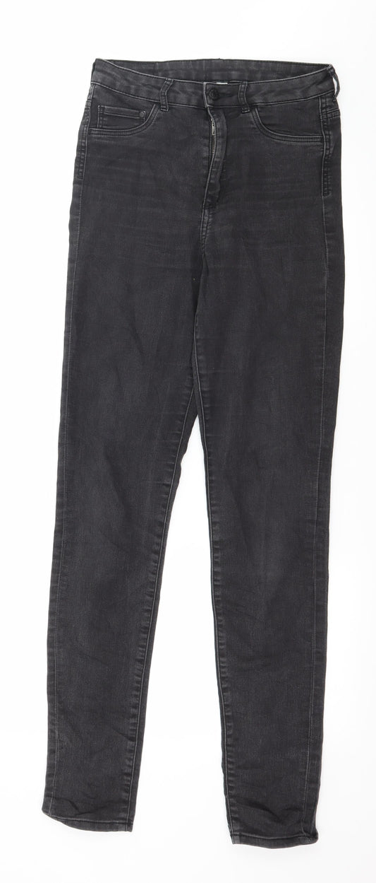 H&M Womens Grey  Denim Skinny Jeans Size 28 in L31 in