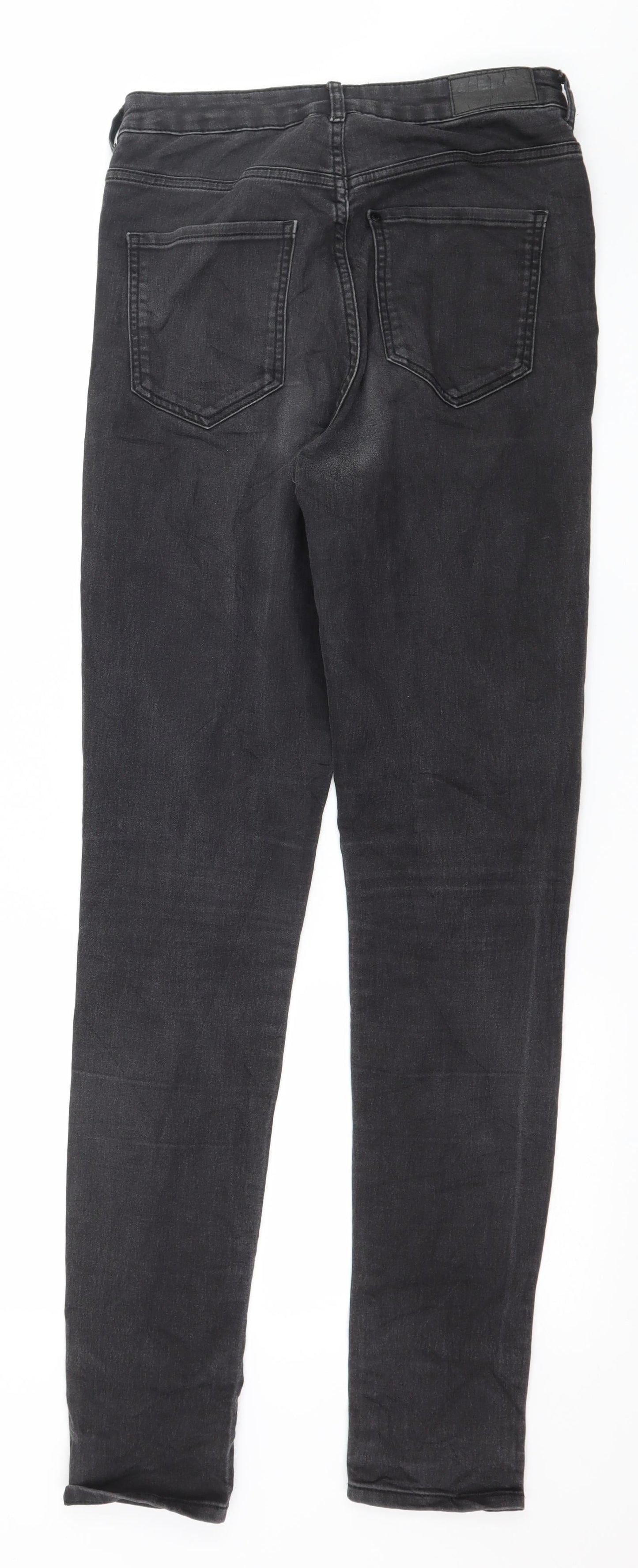 H&M Womens Grey  Denim Skinny Jeans Size 28 in L31 in