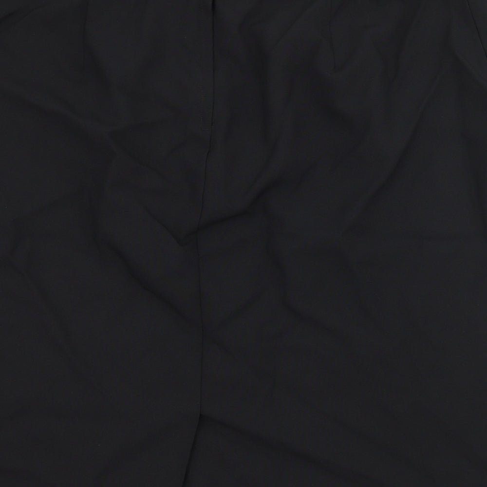 Preworn Womens Black   A-Line Skirt Size 42 in