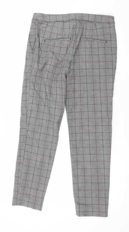 Preloved H&M Womens Grey   Trousers  Size 8 L25 in - Back