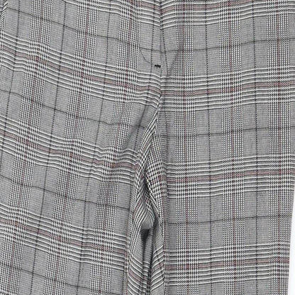 Preloved H&M Womens Grey   Trousers  Size 8 L25 in - Detail