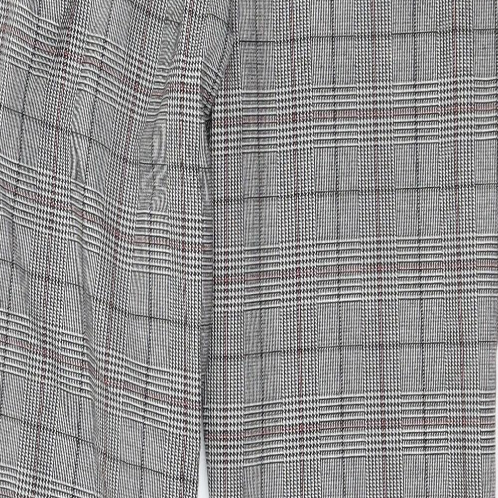 H&M Womens Grey   Trousers  Size 8 L25 in