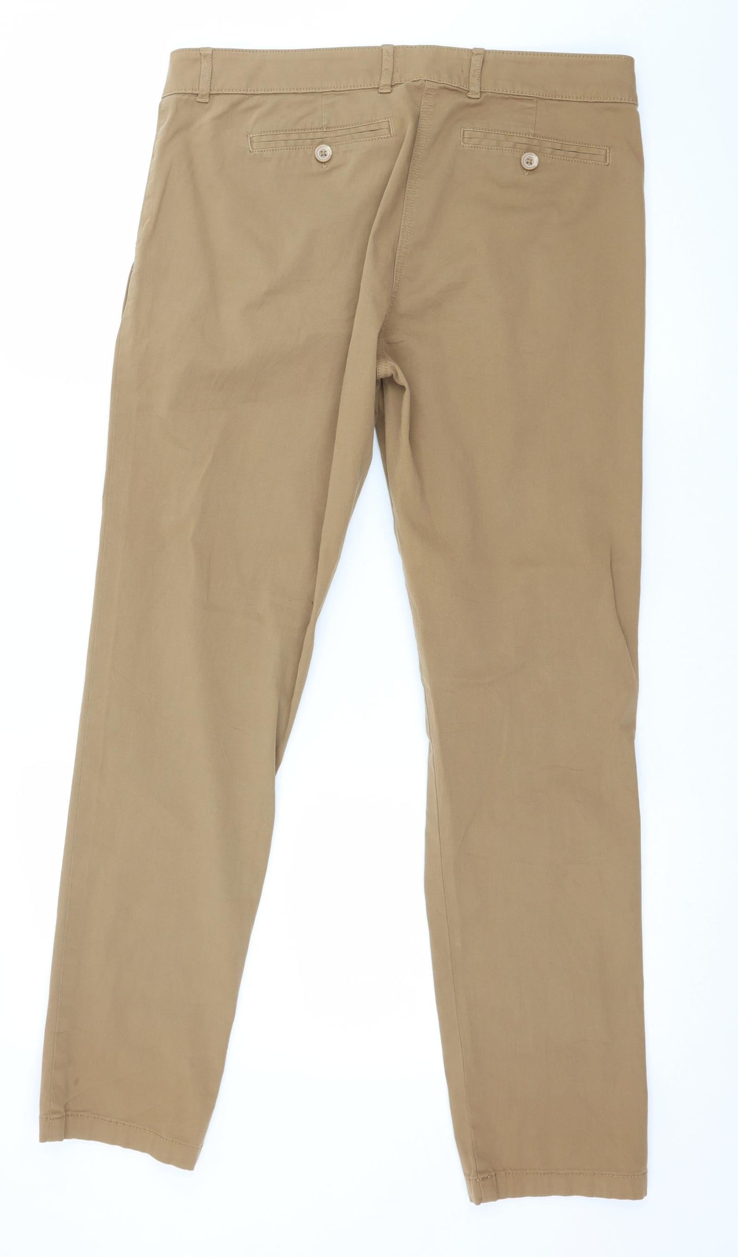 Marks and Spencer Womens Brown   Trousers  Size 12 L29 in