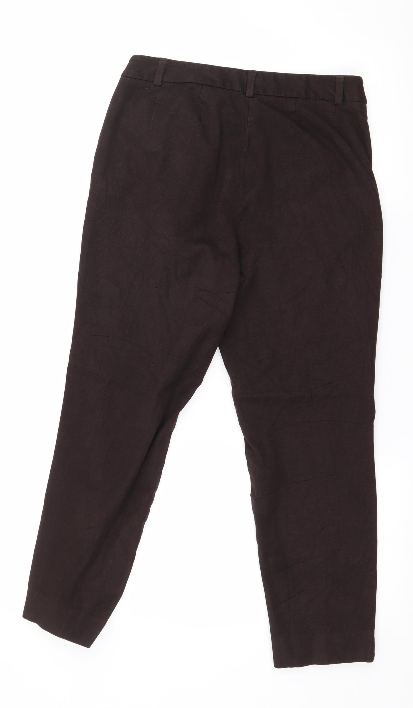 Marks and Spencer Womens Brown   Trousers  Size 10 L24 in