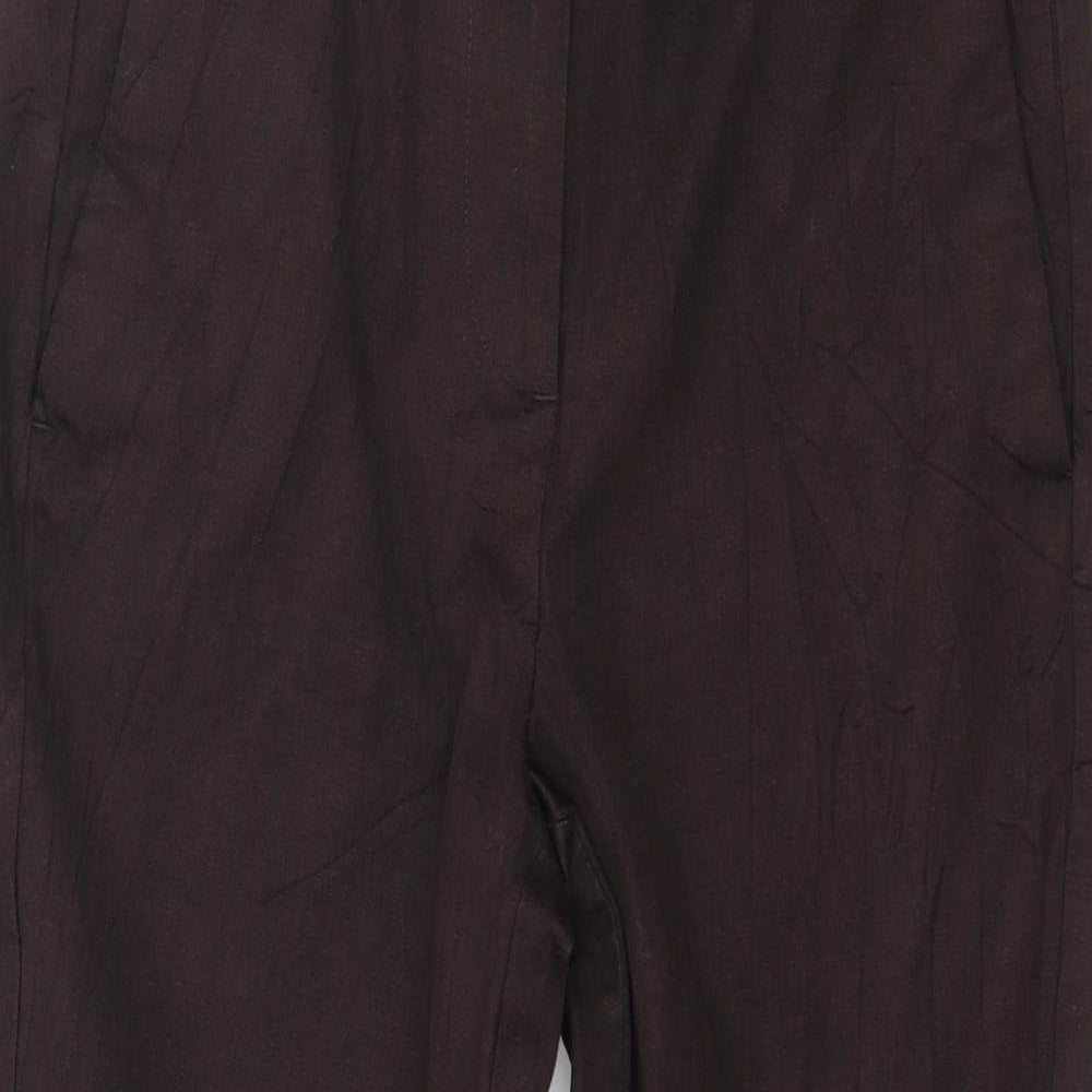 Marks and Spencer Womens Brown   Trousers  Size 10 L24 in