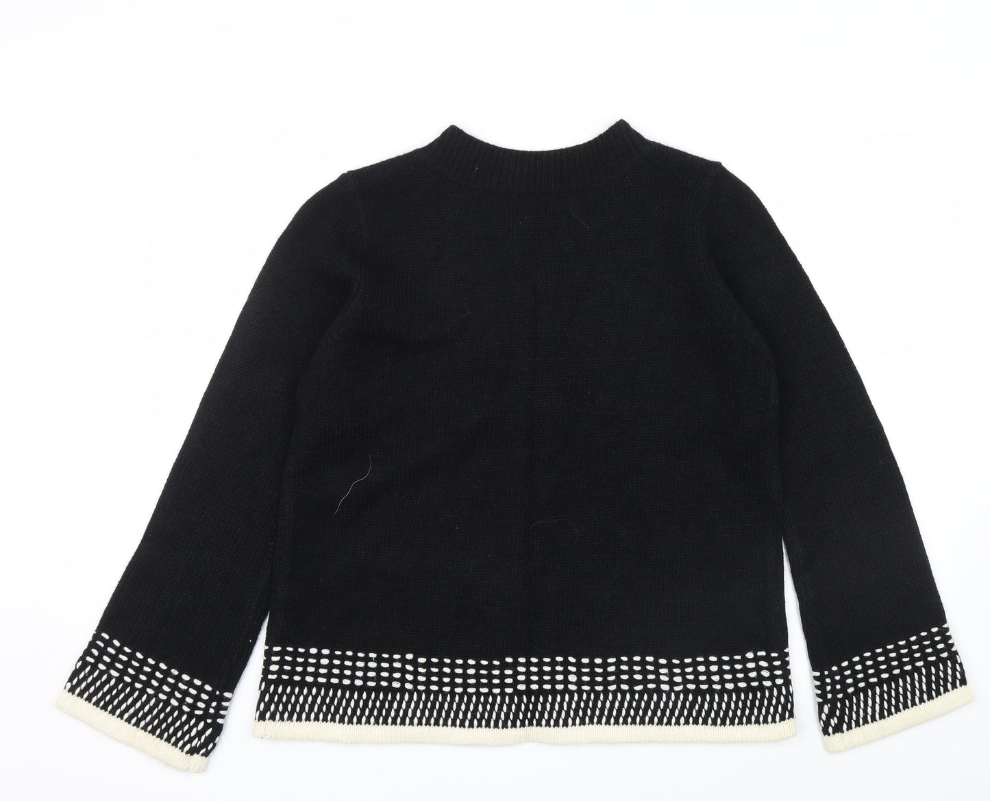 BM Womens Black   Cardigan Jumper Size S