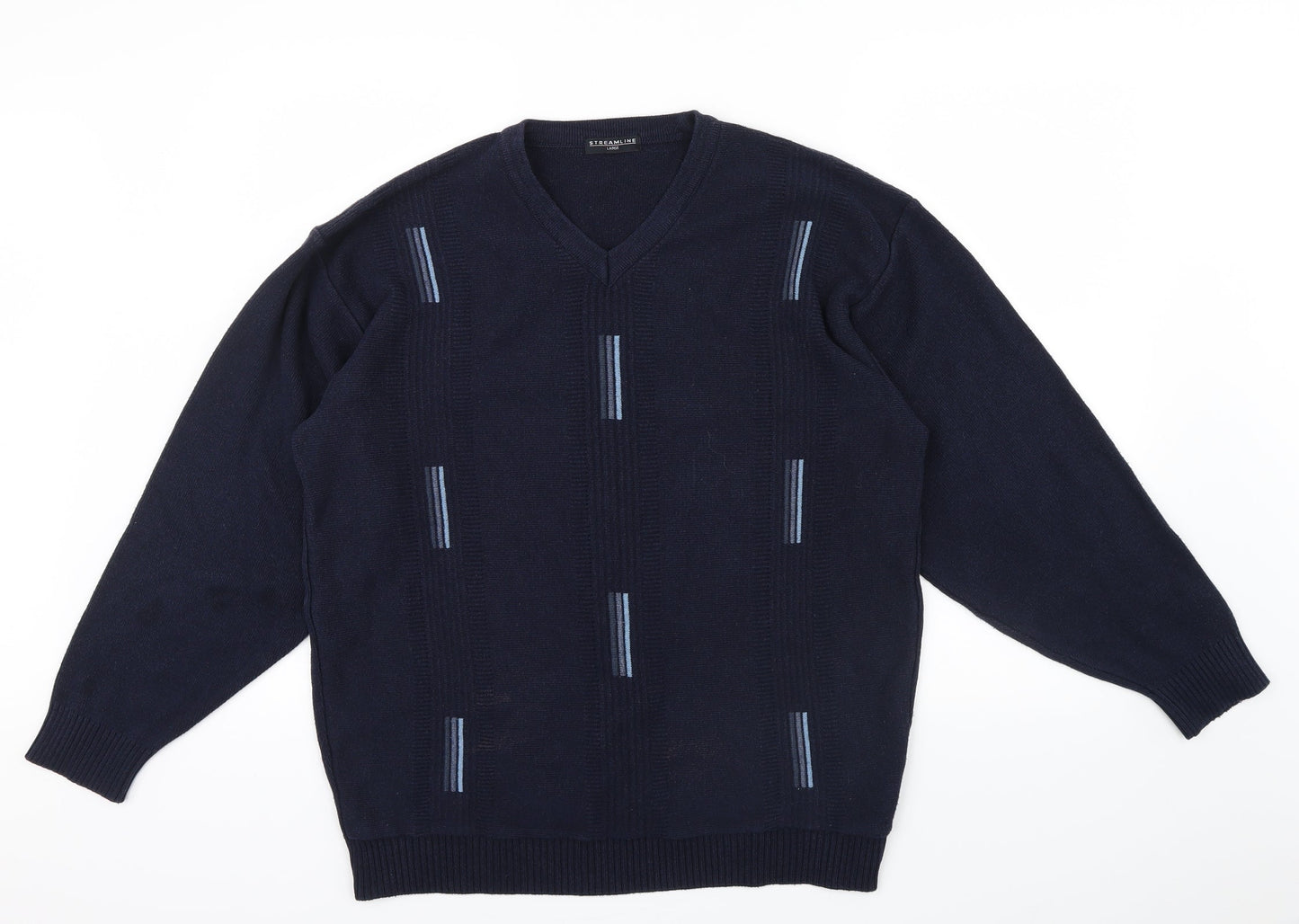 Streamline Mens Blue   Pullover Jumper Size L