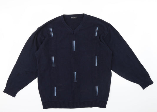 Streamline Mens Blue   Pullover Jumper Size L
