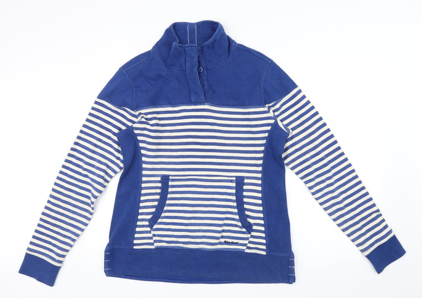 Urban Beach Womens Blue Striped  Pullover Jumper Size 14