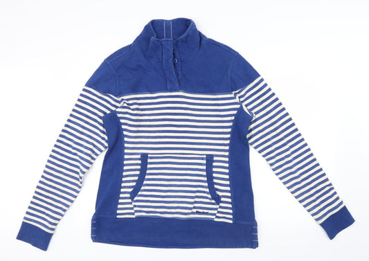 Urban Beach Womens Blue Striped  Pullover Jumper Size 14
