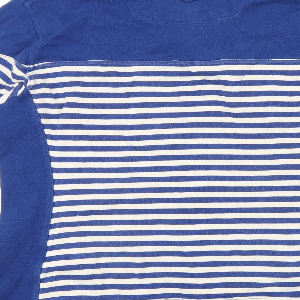 Urban Beach Womens Blue Striped  Pullover Jumper Size 14