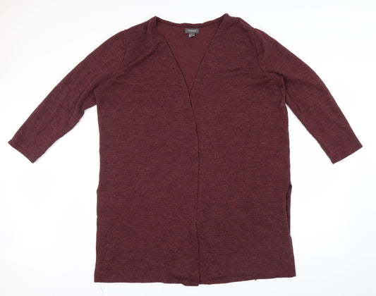 Primark Womens Red   Cardigan Jumper Size L