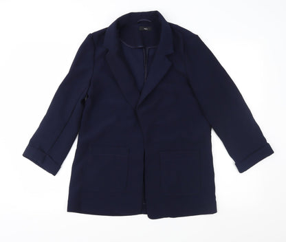 Preloved M&Co Womens Blue   Jacket  Size 10 - Front