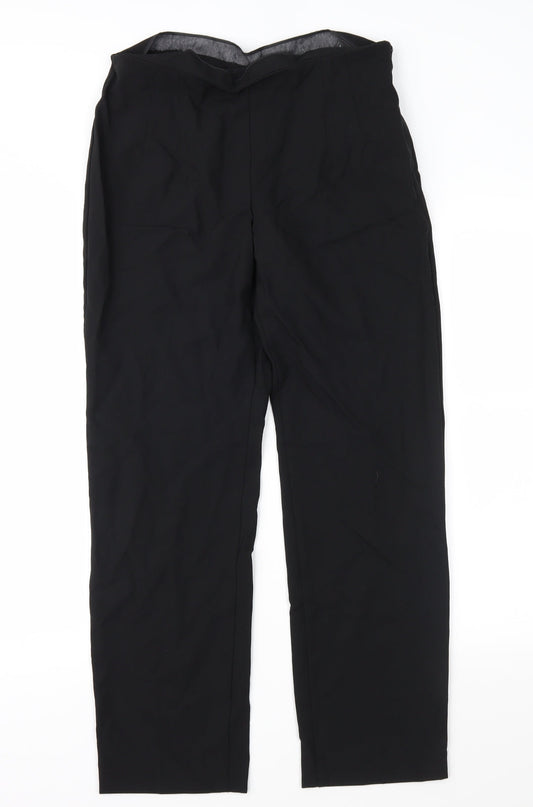 Marks and Spencer Womens Black   Trousers  Size 12 L27 in