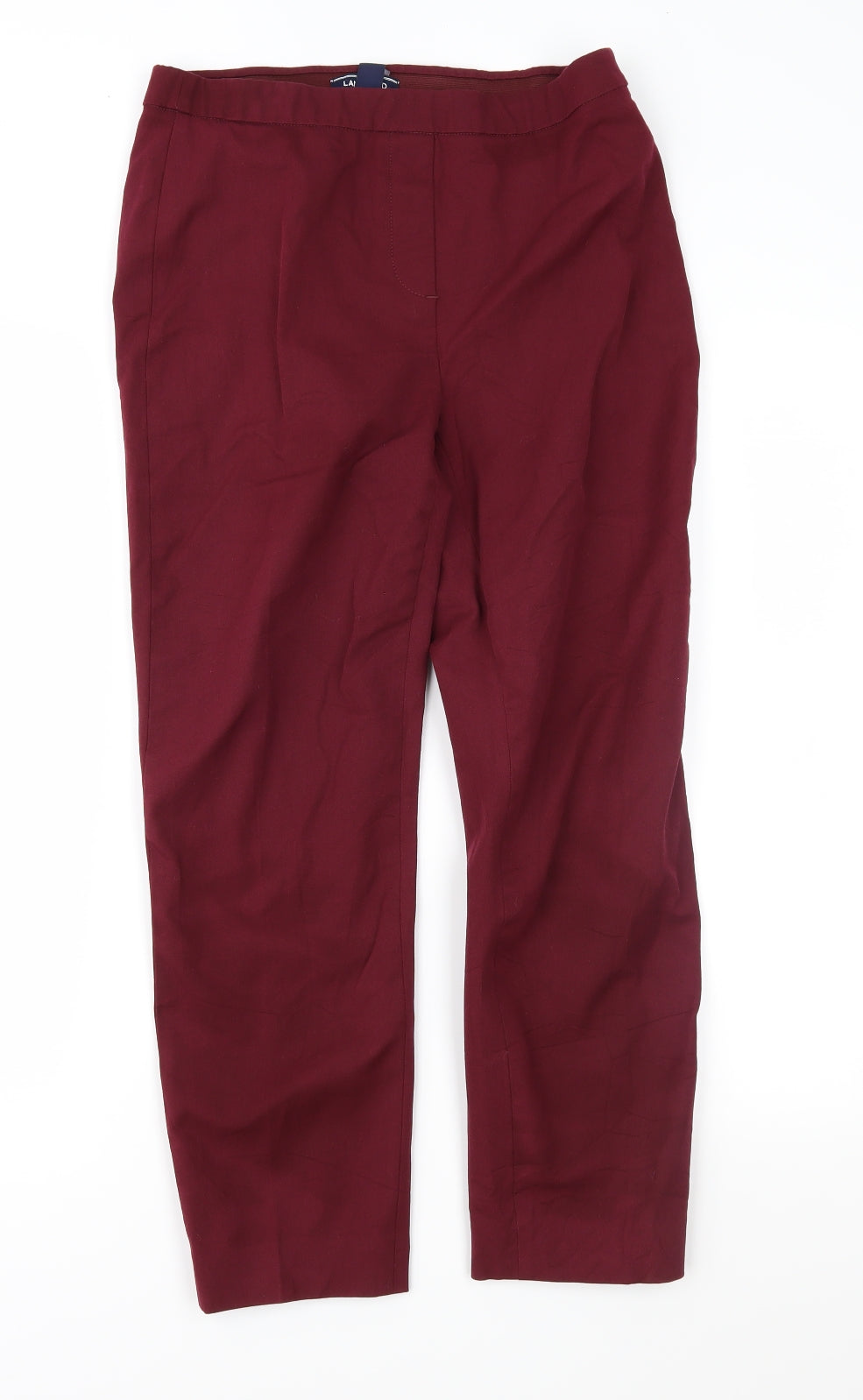 Lands' End Womens Red   Trousers  Size 10 L26 in