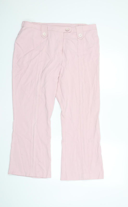 Agenda Womens Pink   Trousers  Size 22 L28 in