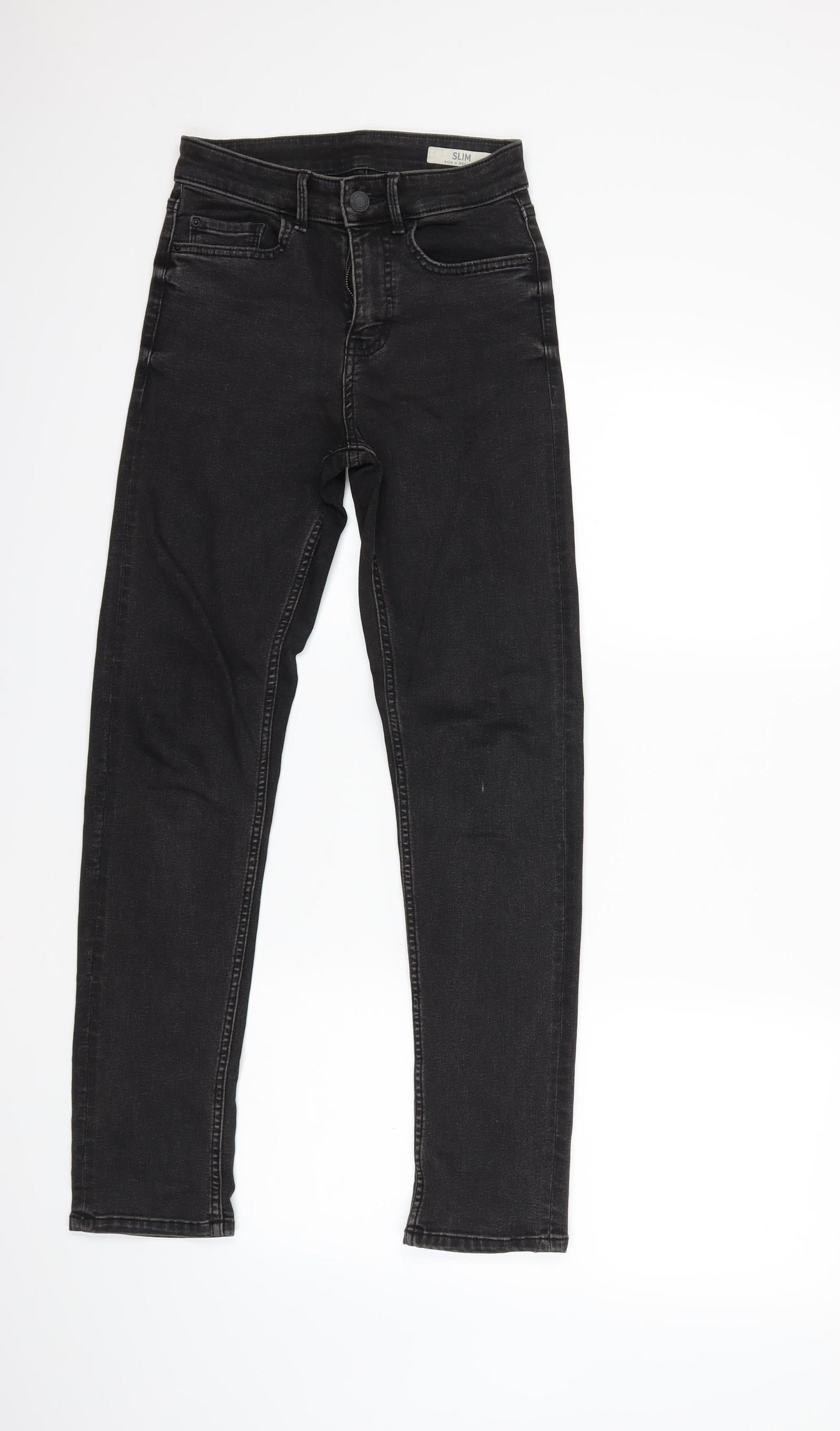 Marks and Spencer Womens Black  Denim Skinny Jeans Size 6 L28 in