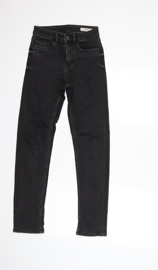 Marks and Spencer Womens Black  Denim Skinny Jeans Size 6 L28 in