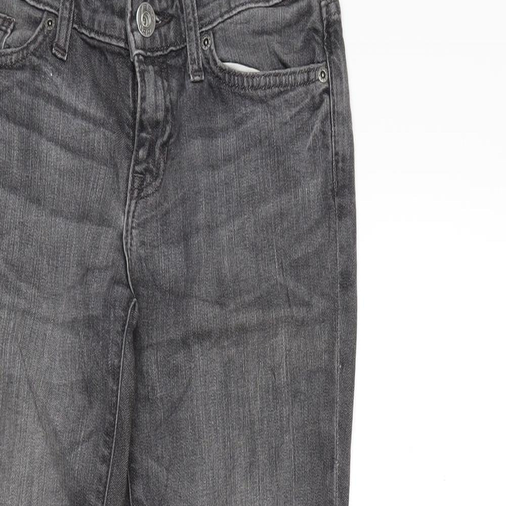 Preworn Womens Grey  Denim Skinny Jeans Size 8 L29 in