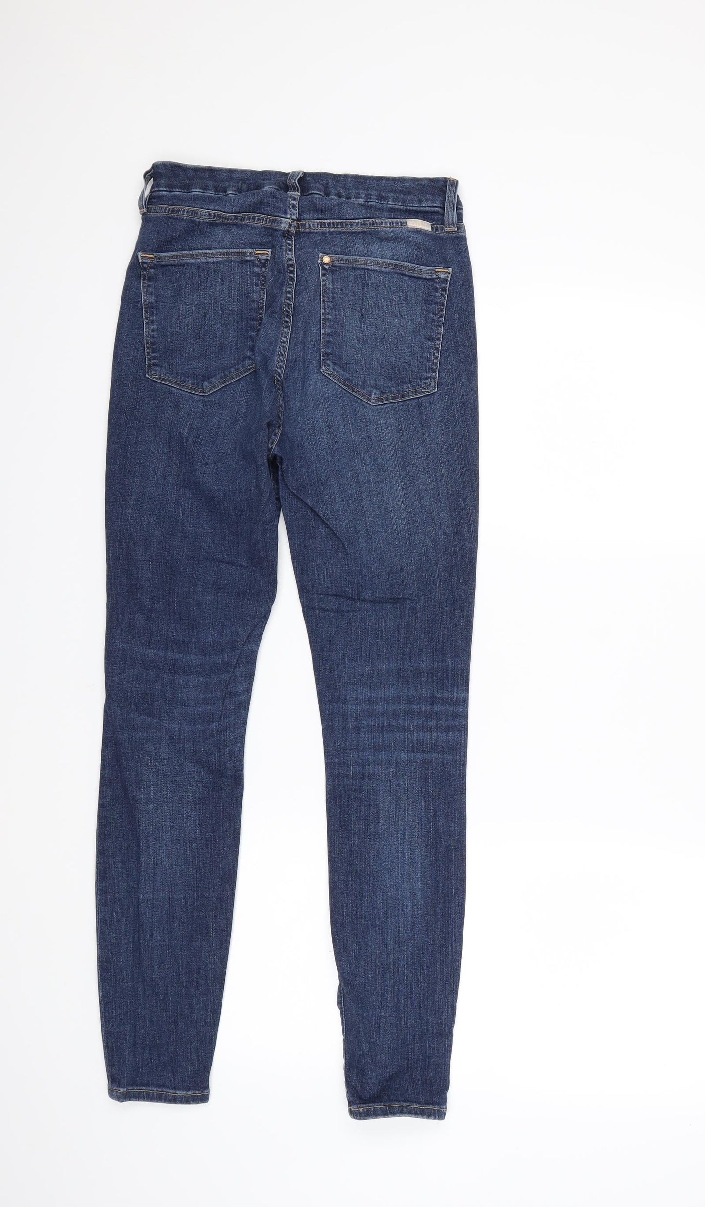 H&M Womens Blue  Denim Skinny Jeans Size 28 in L27 in