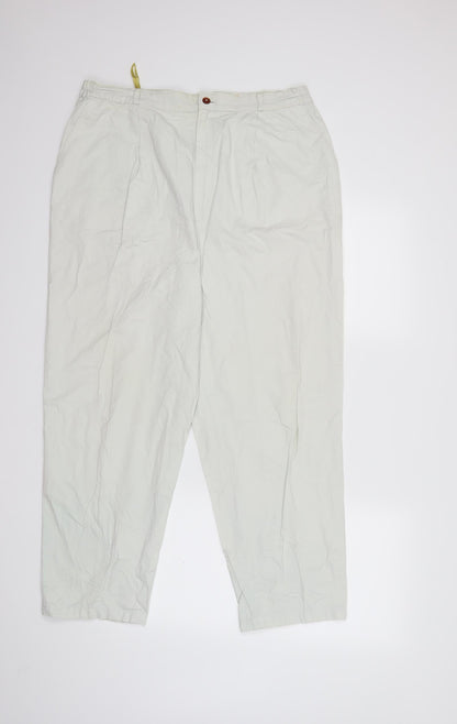 Preloved C&A Womens Grey   Trousers  Size 24 L27 in - Front