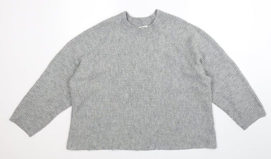 TU Womens Grey  Knit Pullover Jumper Size XL