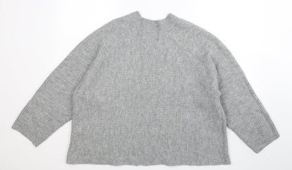 Preloved TU Womens Grey  Knit Pullover Jumper Size XL - Back