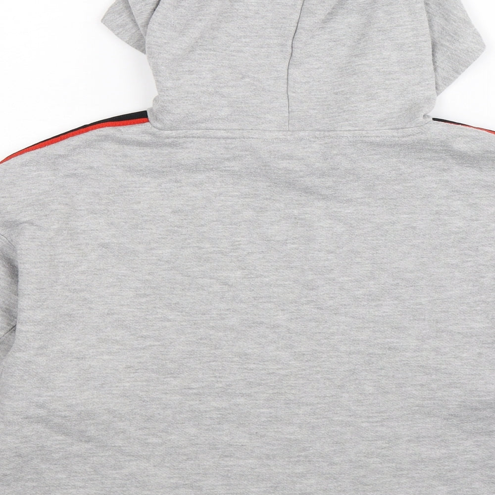 Bershka Womens Grey   Pullover Hoodie Size S  - Cropped
