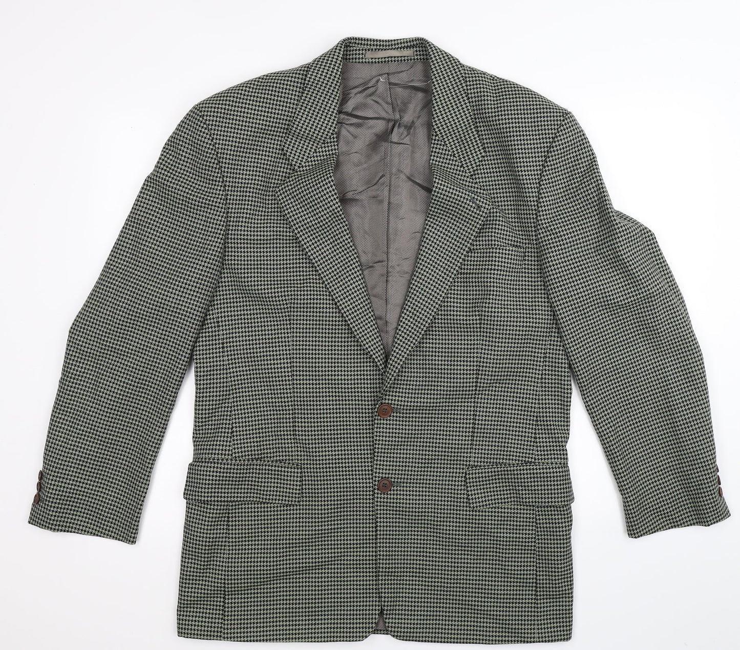 Strellson Mens Multicoloured Houndstooth  Jacket Suit Jacket Size 42