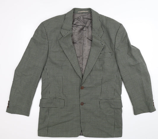 Strellson Mens Multicoloured Houndstooth  Jacket Suit Jacket Size 42
