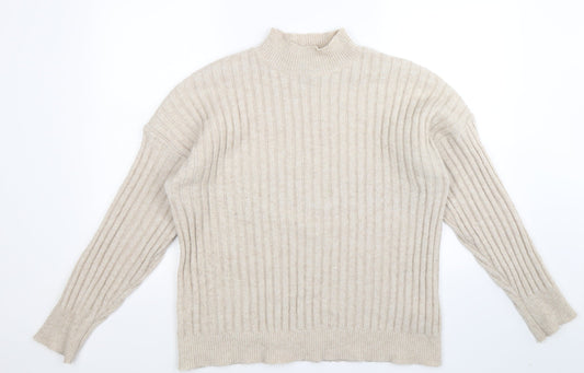 Primark Womens Beige  Knit Pullover Jumper Size 16
