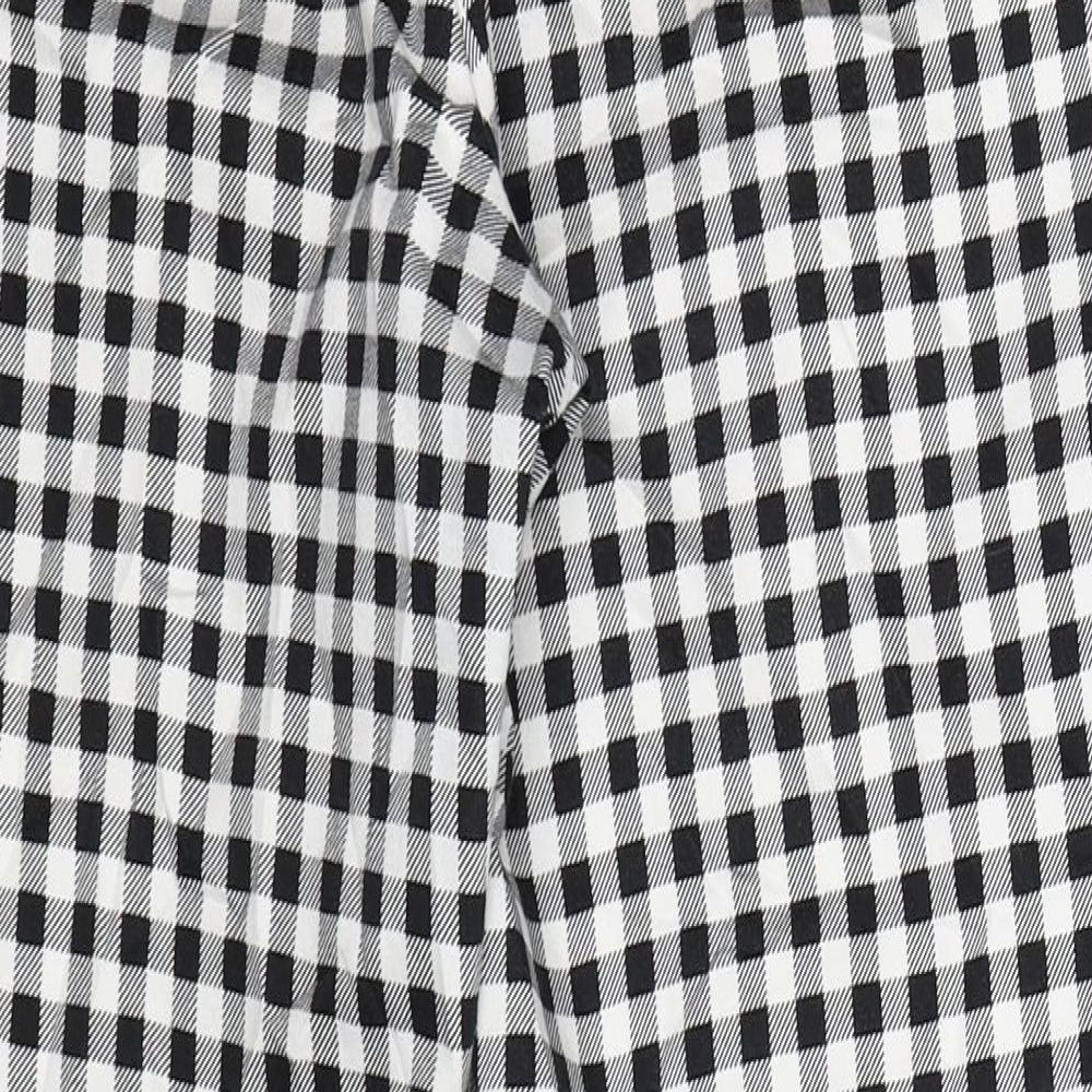 Denim Co Womens Multicoloured Check  Trousers  Size 14 L26 in